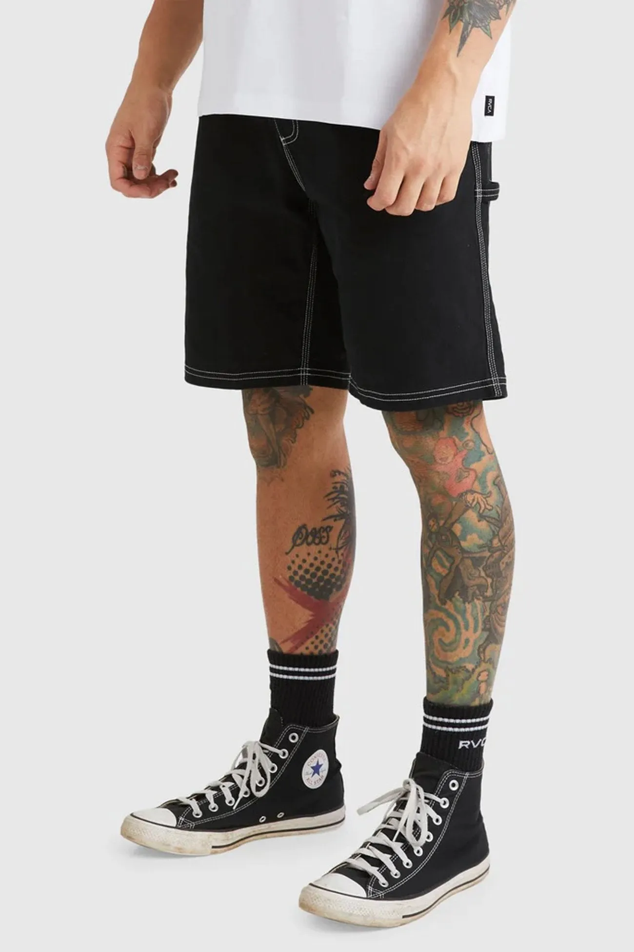 Americana Carpenter Short Black Urban Style