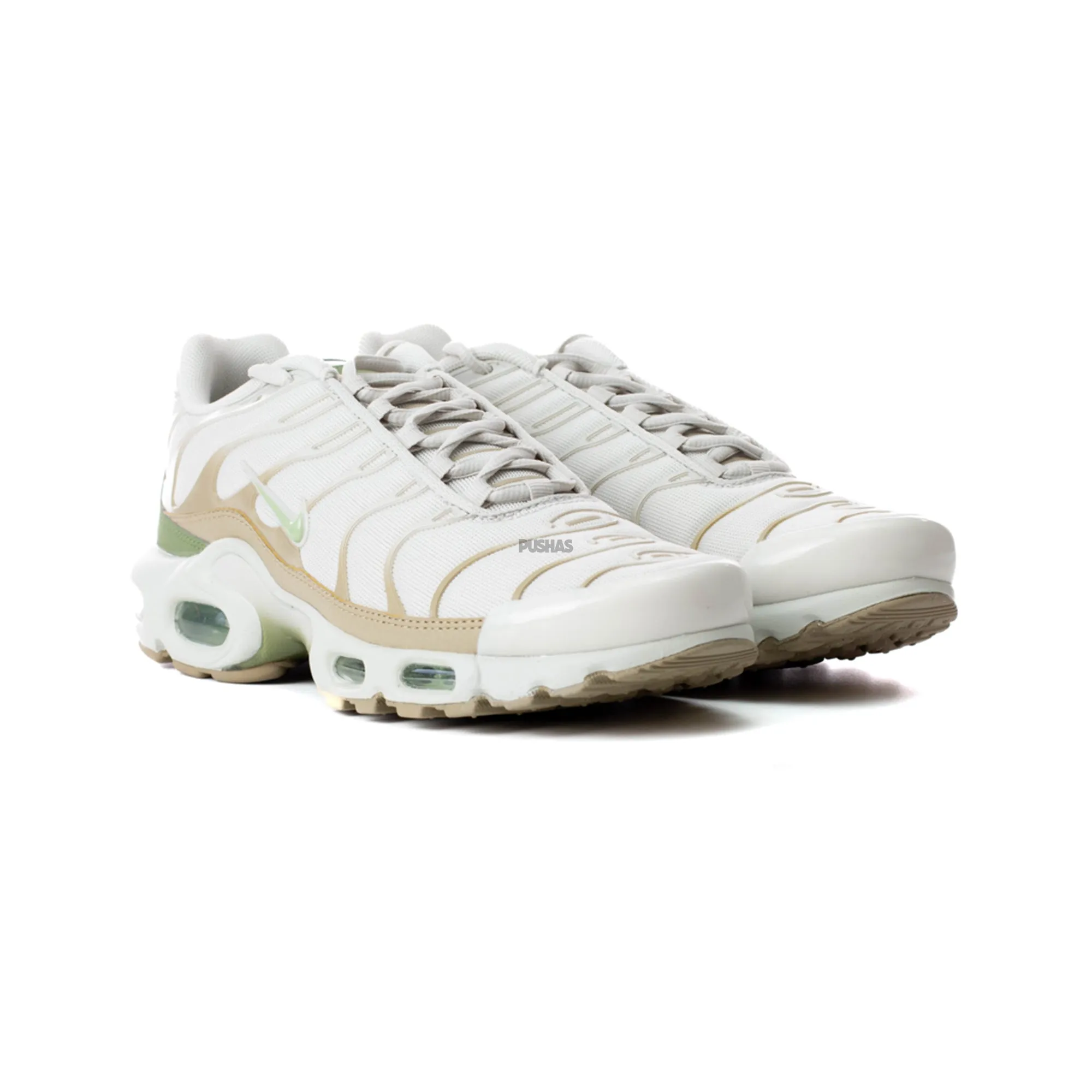 Nike Air Max Plus TN 'Light Bone Honeydew Alligator' Women's (2022) Smart stability Gel Infused Layer