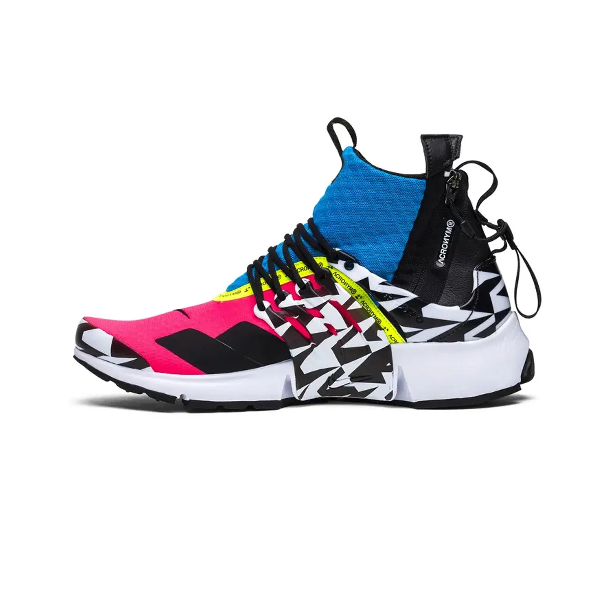 Nike Air Presto Mid x Acronym 'Racer Pink' (New) Slip On Construction