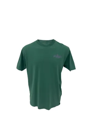 Tumbled Short Sleeve Tee Biscay Green Compression Fit