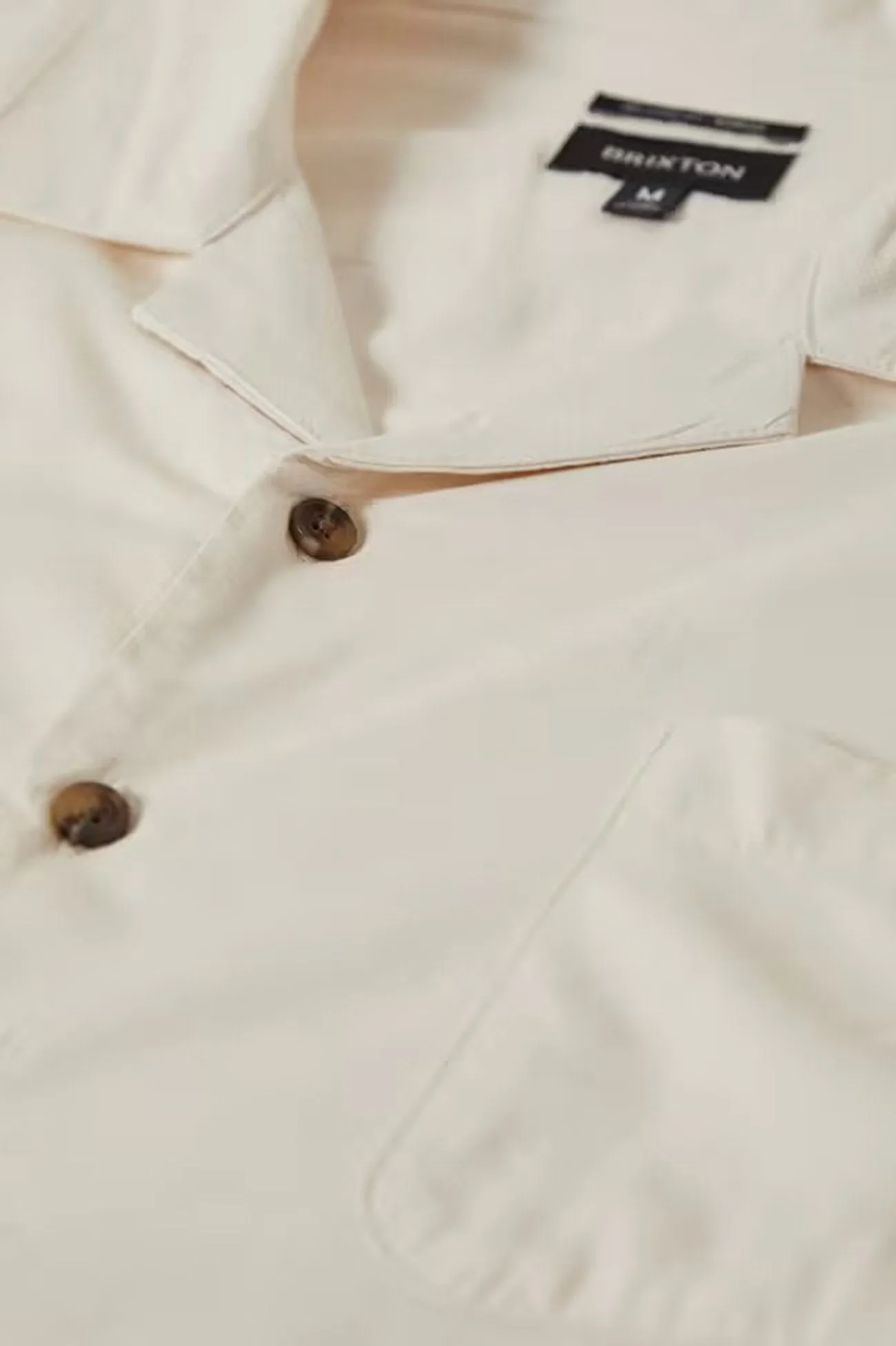 Bunker Short Sleeve Woven Shirt Whitecap TexturedSurface Breathable Microfiber