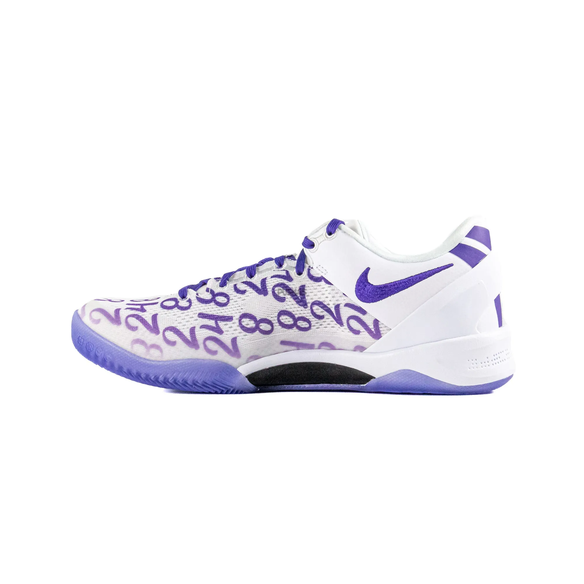 Nike Kobe 8 'White Court Purple' (2024) Pressure Relief Grooves Multi Density Sole