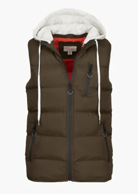 Helg Hoodie Puffer Vest Evening Chill Piece