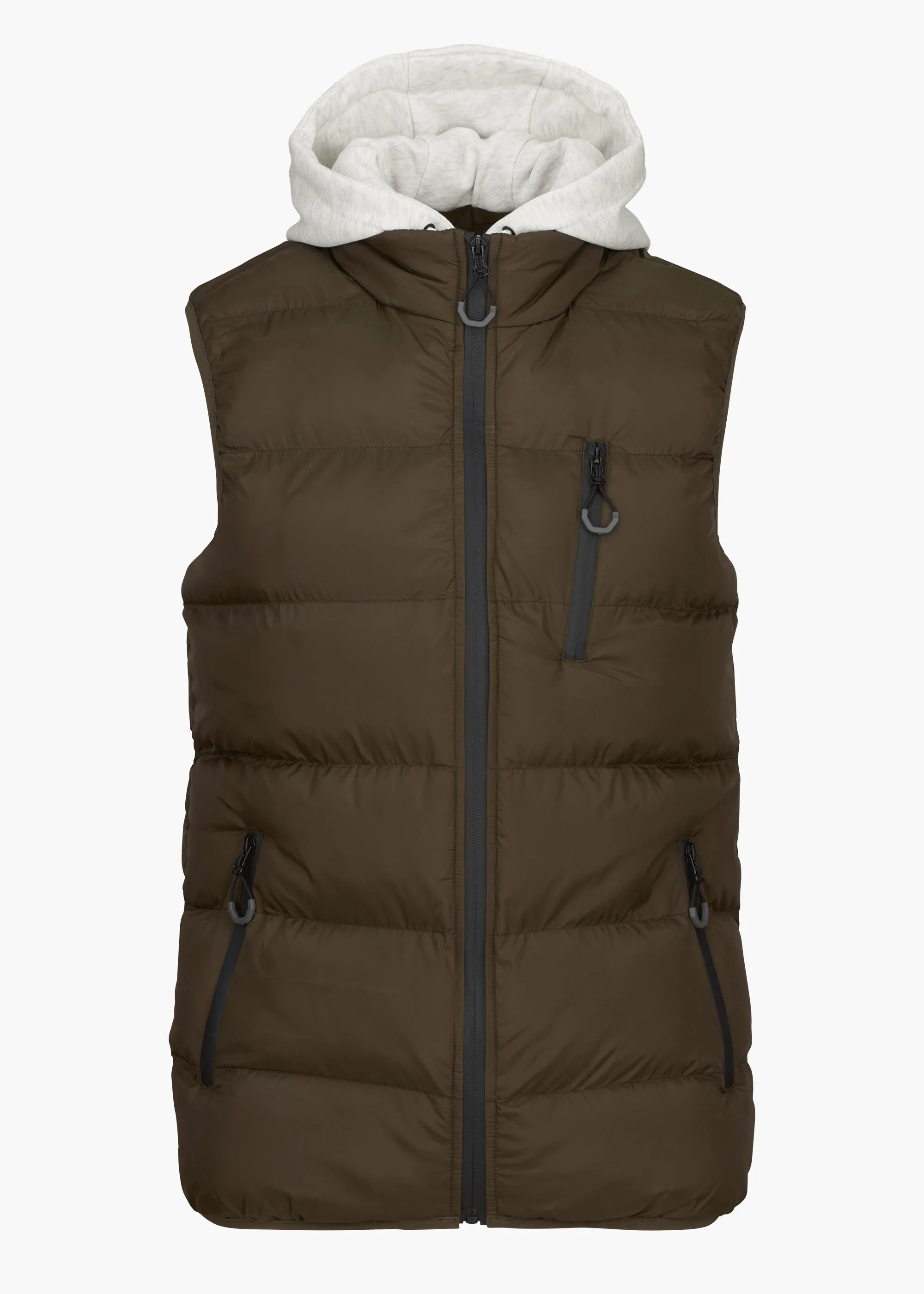 Helg Hoodie Puffer Vest Heat Trapping Layer