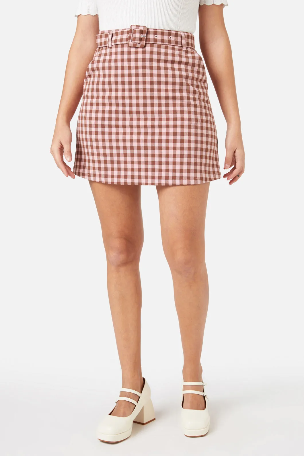 Gelati Gingham Skirt Active Comfort Wear