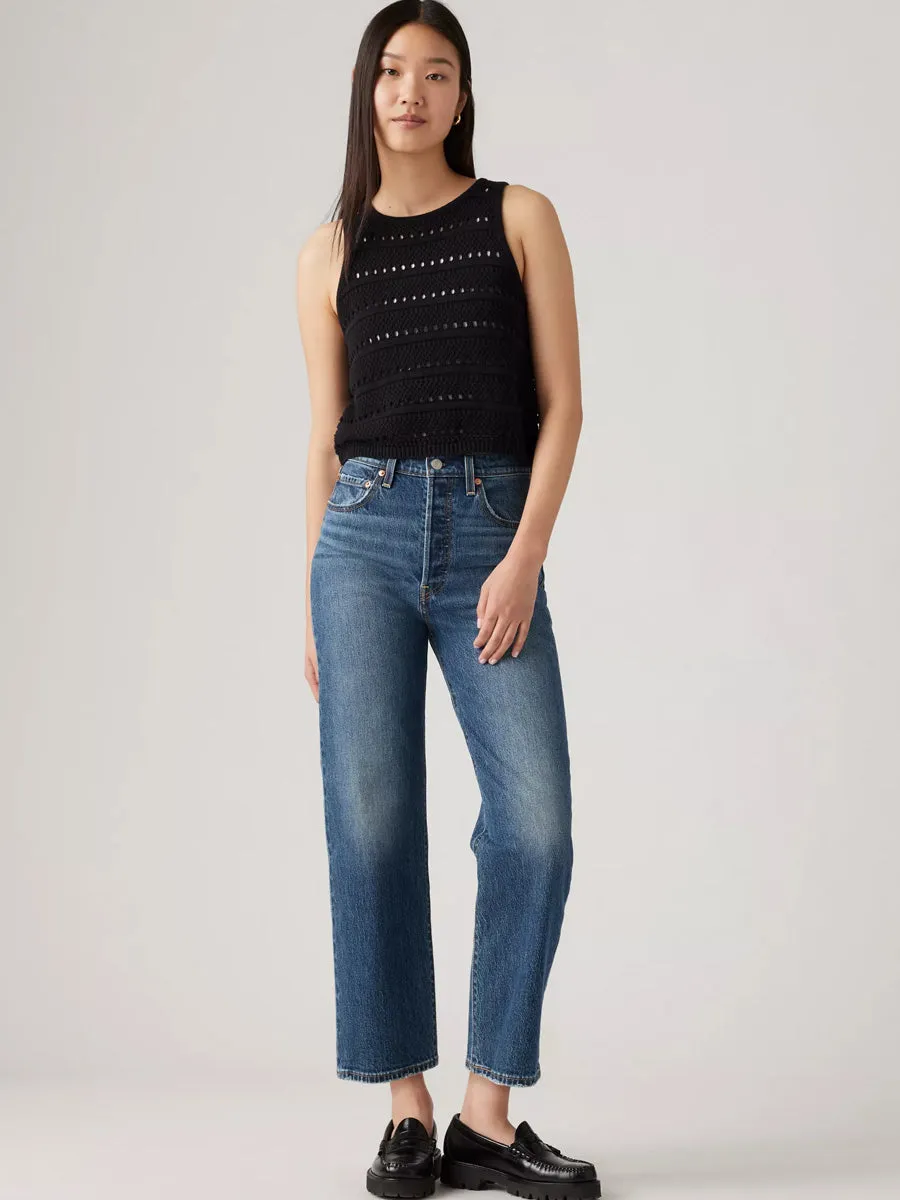 LEVI'S RIBCAGE STRAIGHT ANKLE - MY HONOR NO DX Dynamic Motion Layer Comfort