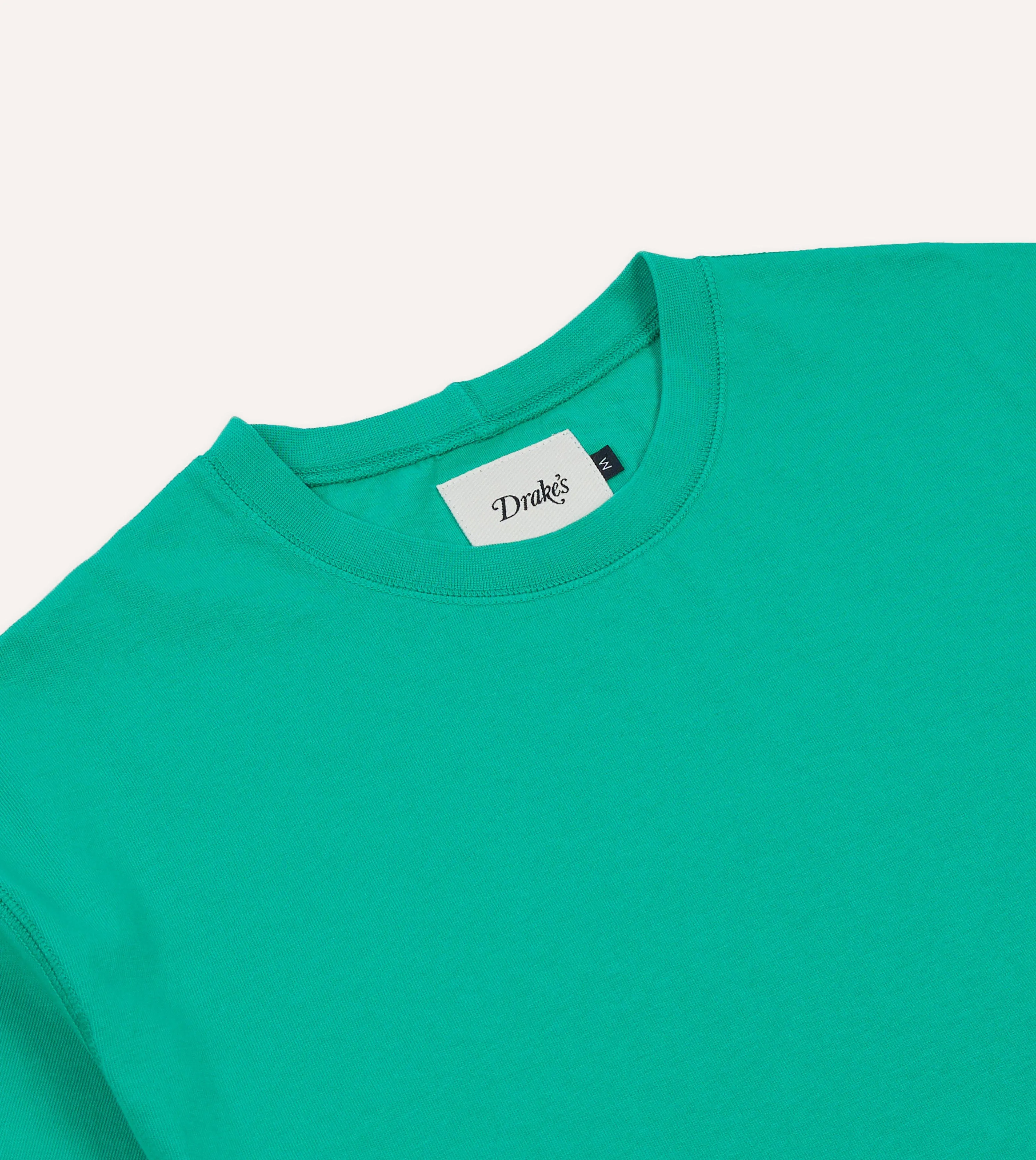 Slim Waist Antique Green Lightweight Cotton Crew Neck Hiking T-Shirt