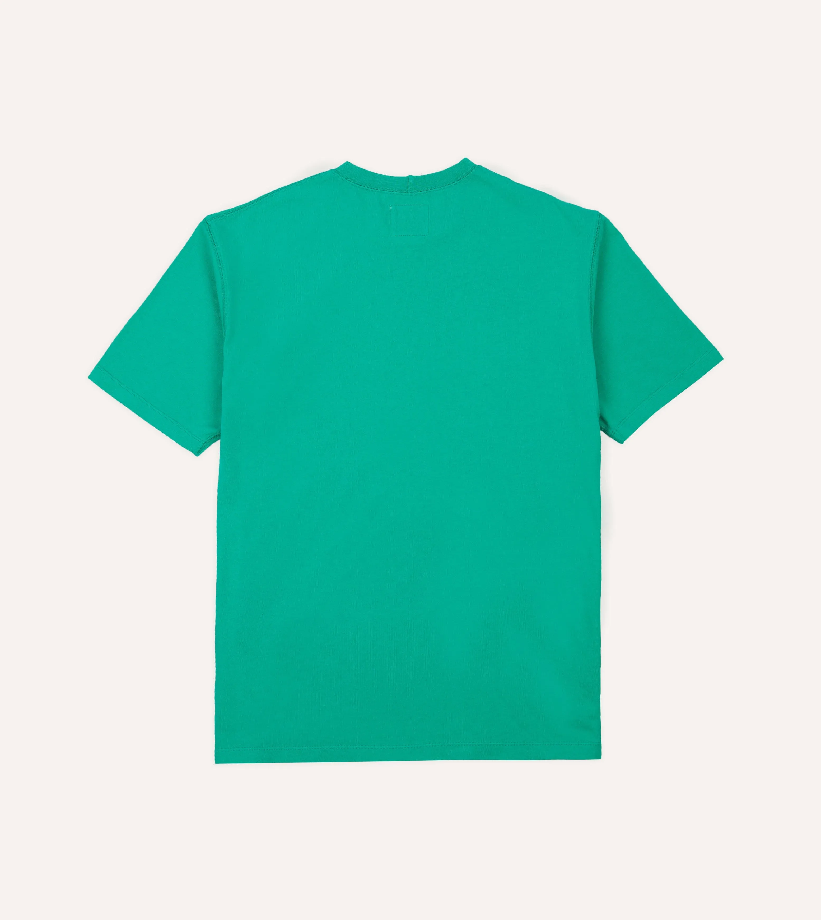 Antique Green Lightweight Cotton Crew Neck Hiking T-Shirt Sporty Layer Look