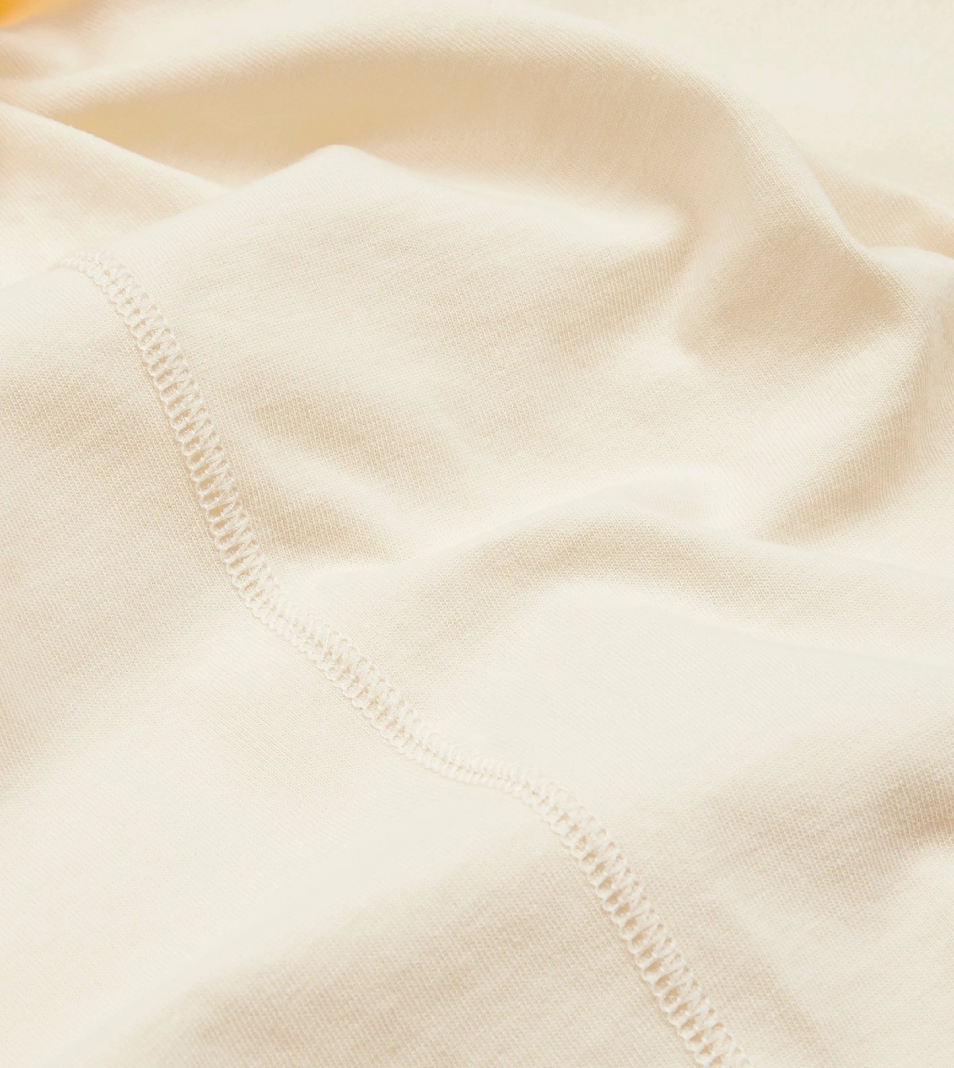 Antique White Cotton Crew Neck Hiking T-Shirt Casual Style Wear