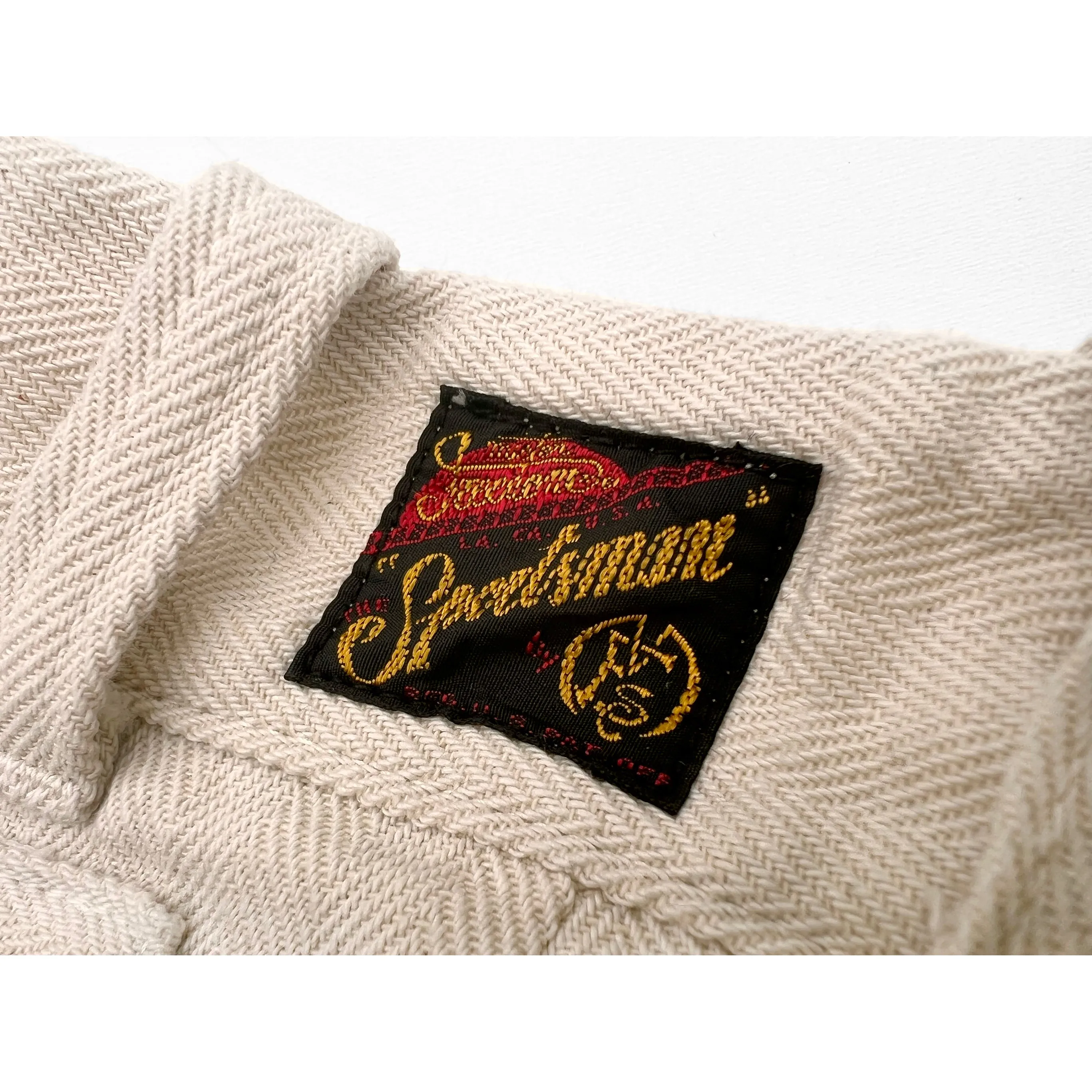 Body-Hugging Fit Sportsman Chinos - Ivory HBT