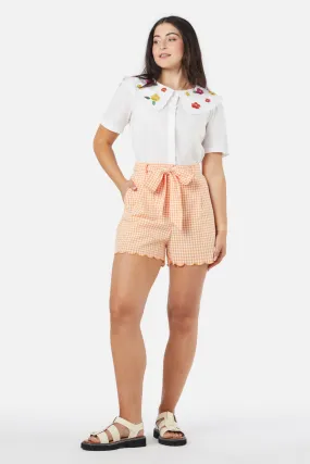 Loose cut Tessa Check Short