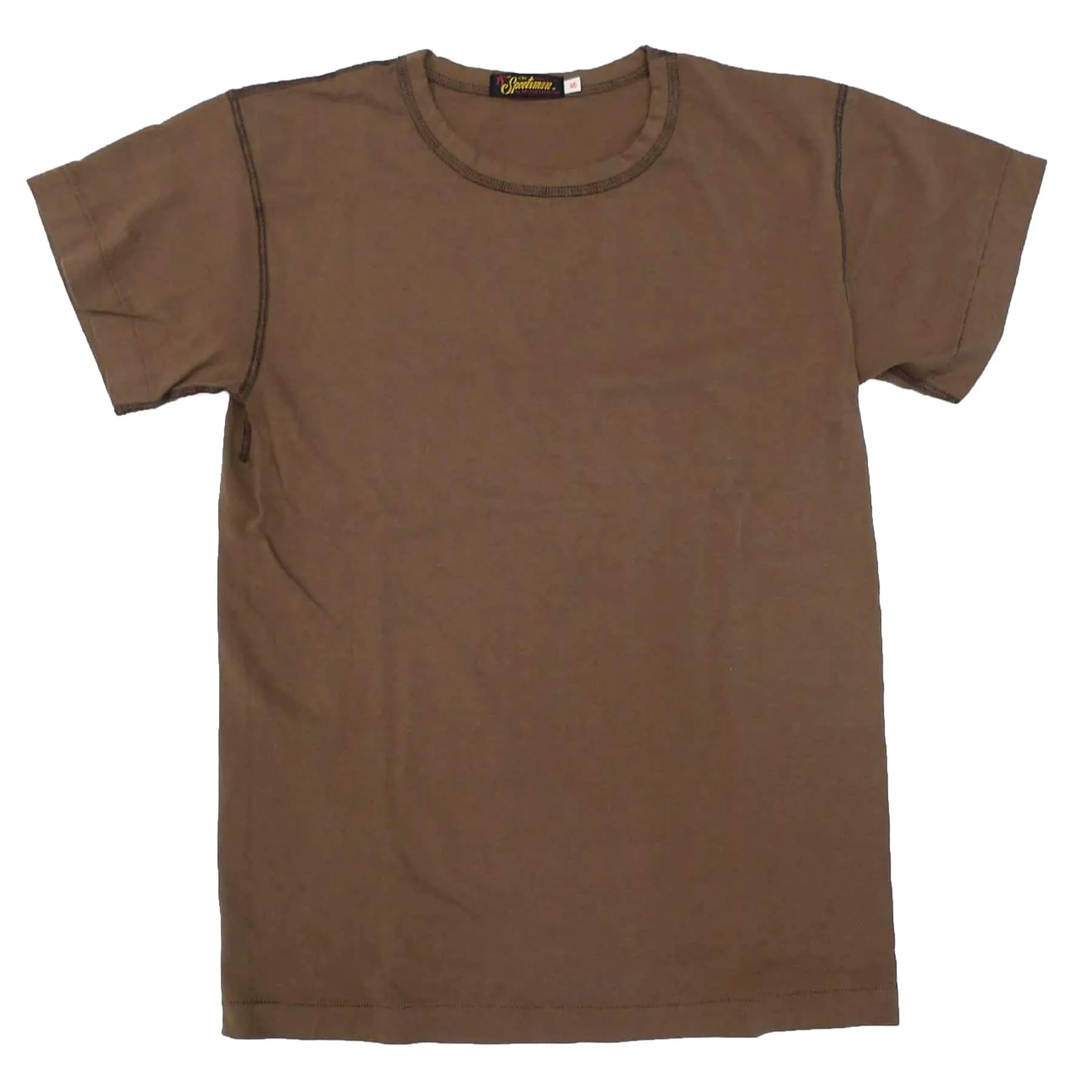 Durable Binding Airflow Ventilation Zones Skivvy T-Shirt - Brown 436