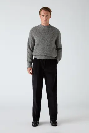 Antonello Corduroy Trousers - Black Ultra Stretch