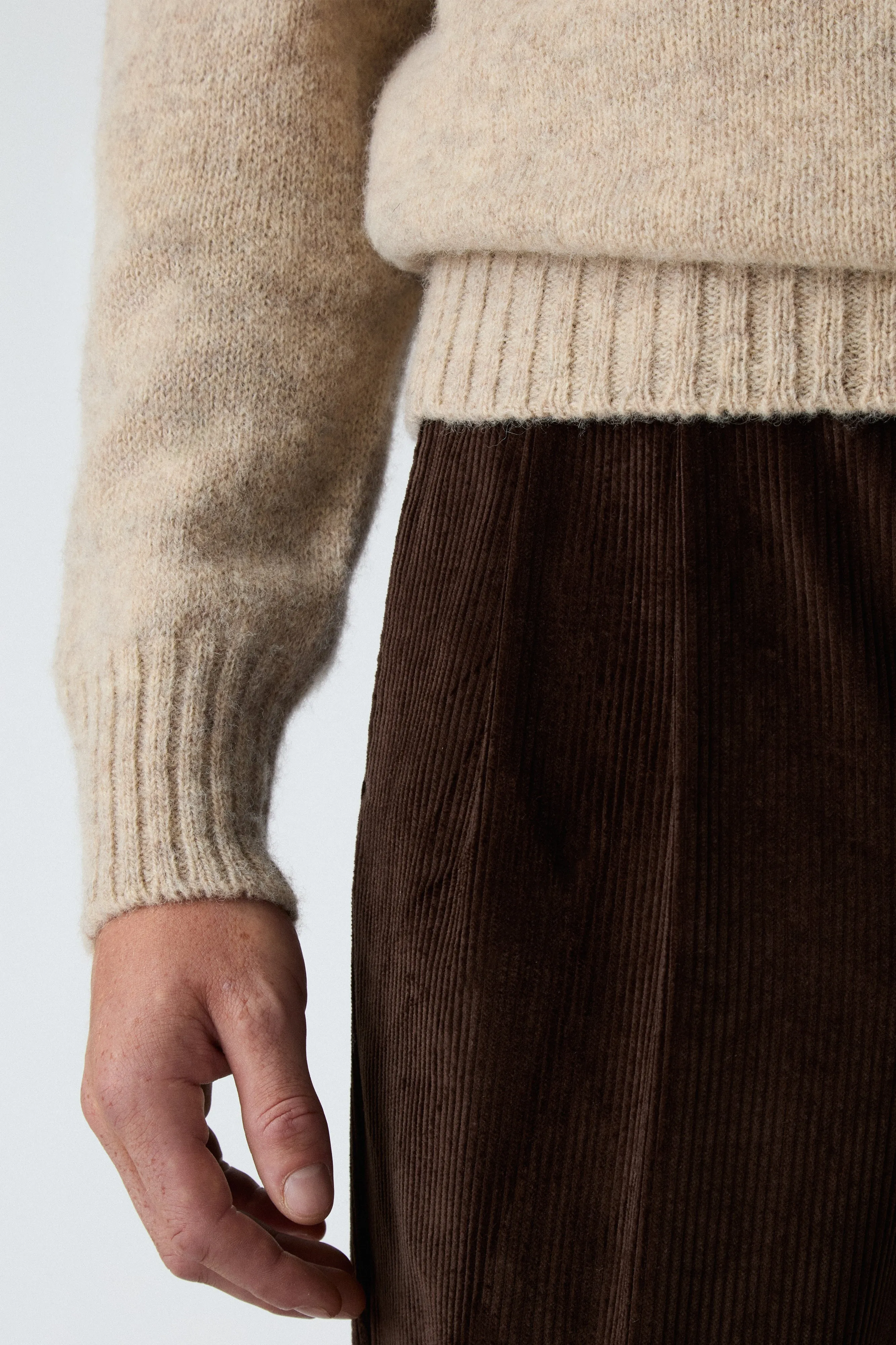 Antonello Corduroy Trousers - Brown Bold Design