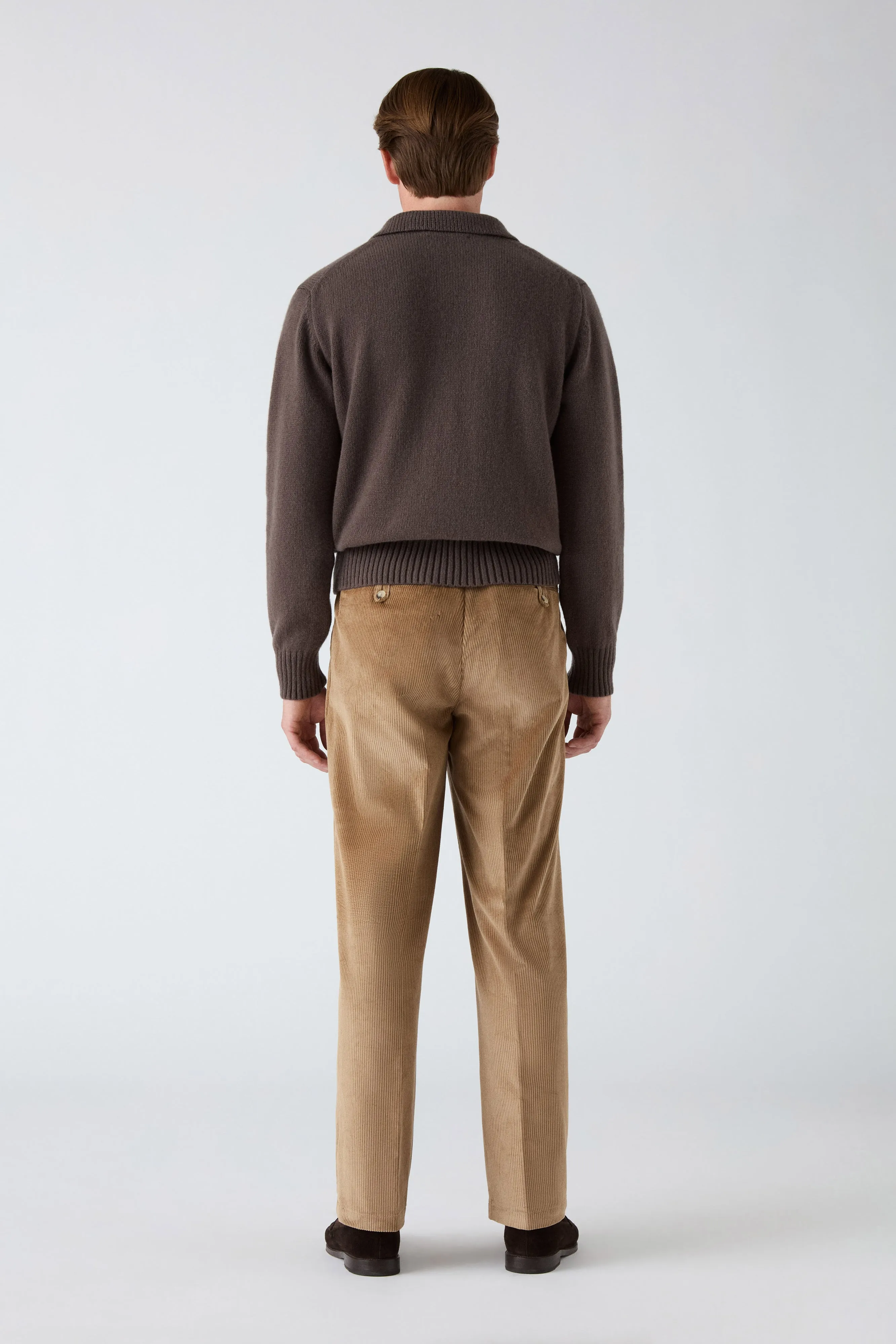 Antonello Corduroy Trousers - Fawn Durable Wear
