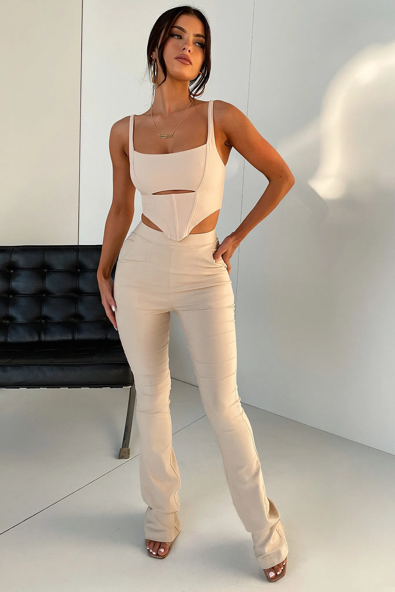 Smart Utility Arabell Pants - Beige