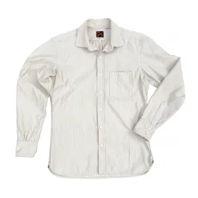Aristocrat Shirt - Dobby Stripes - Warehouse Embellished Neckline