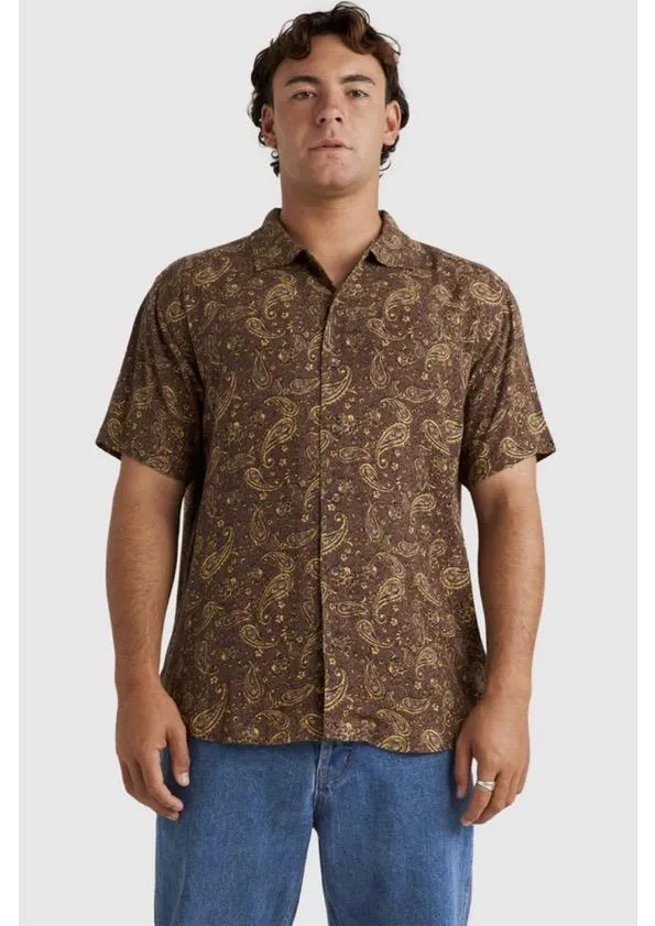 Atlas II Short Sleeve Shirt Plum DurableStitching Layered Collar Structure