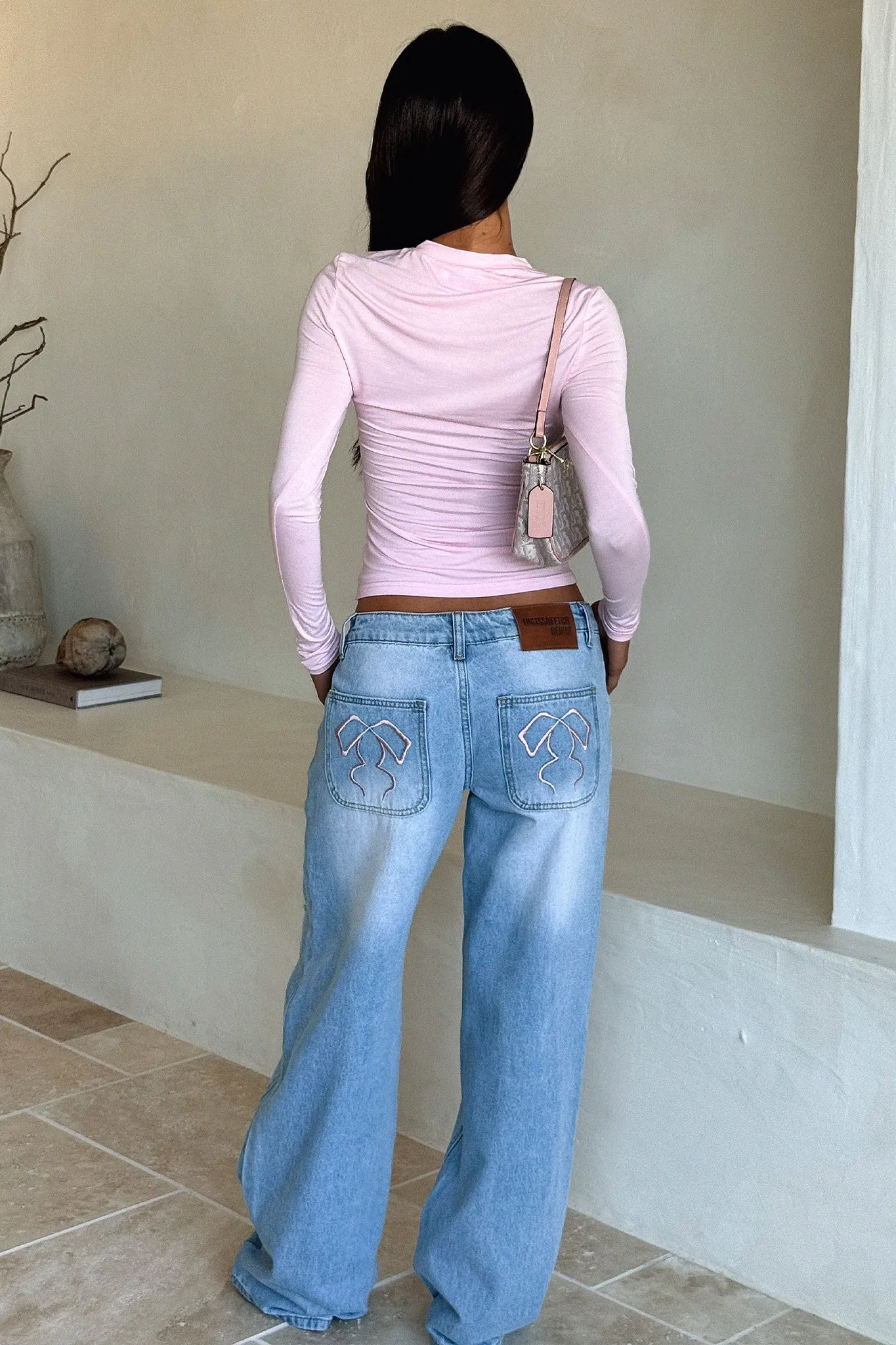 Avelyn Low Rise Jeans - Blue Spring Mood Slim