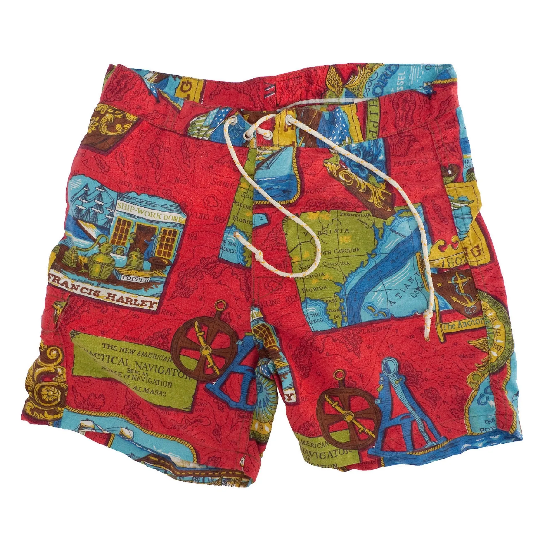 Flexibility Built-In Aventure Beach Trunks "Travel" - Lot.B