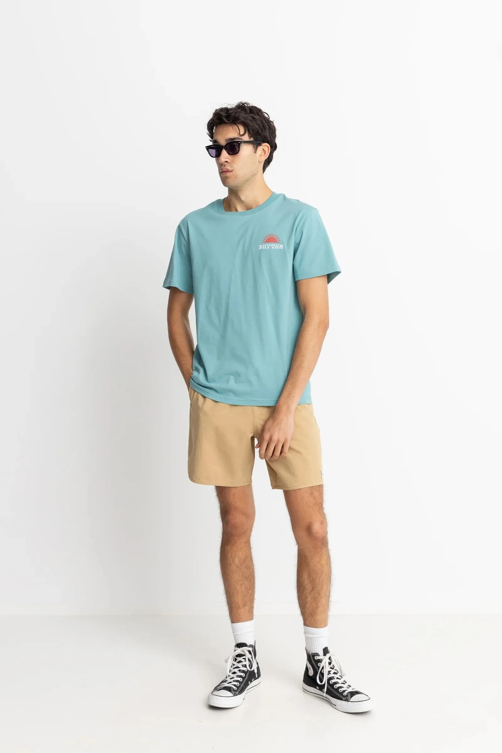 Easycare Awake Short Sleeve T-Shirt Mineral Blue