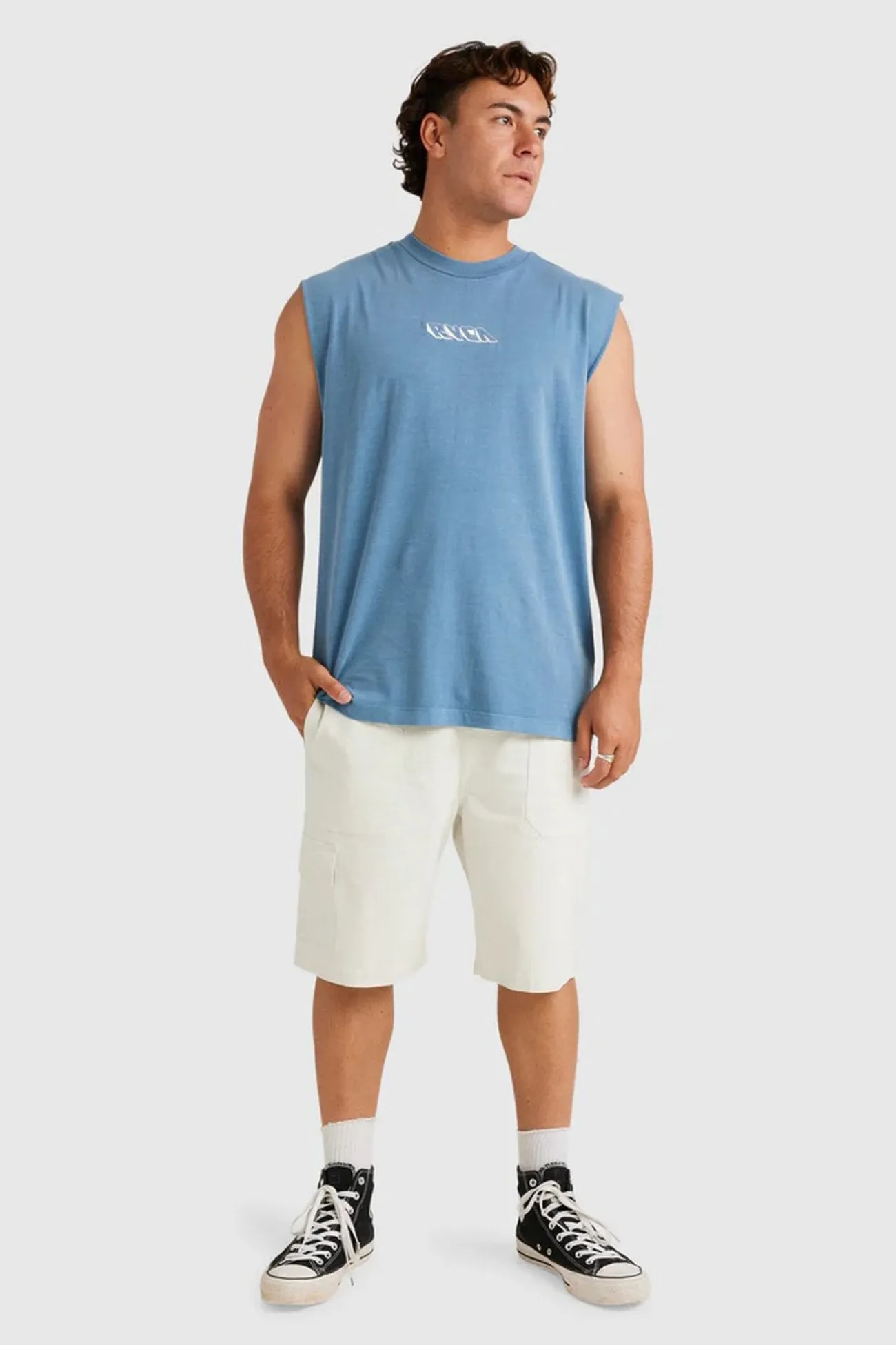 Bad Cat Muscle Coronet Blue FlexibleCollarStructure WrinkleFree Weave