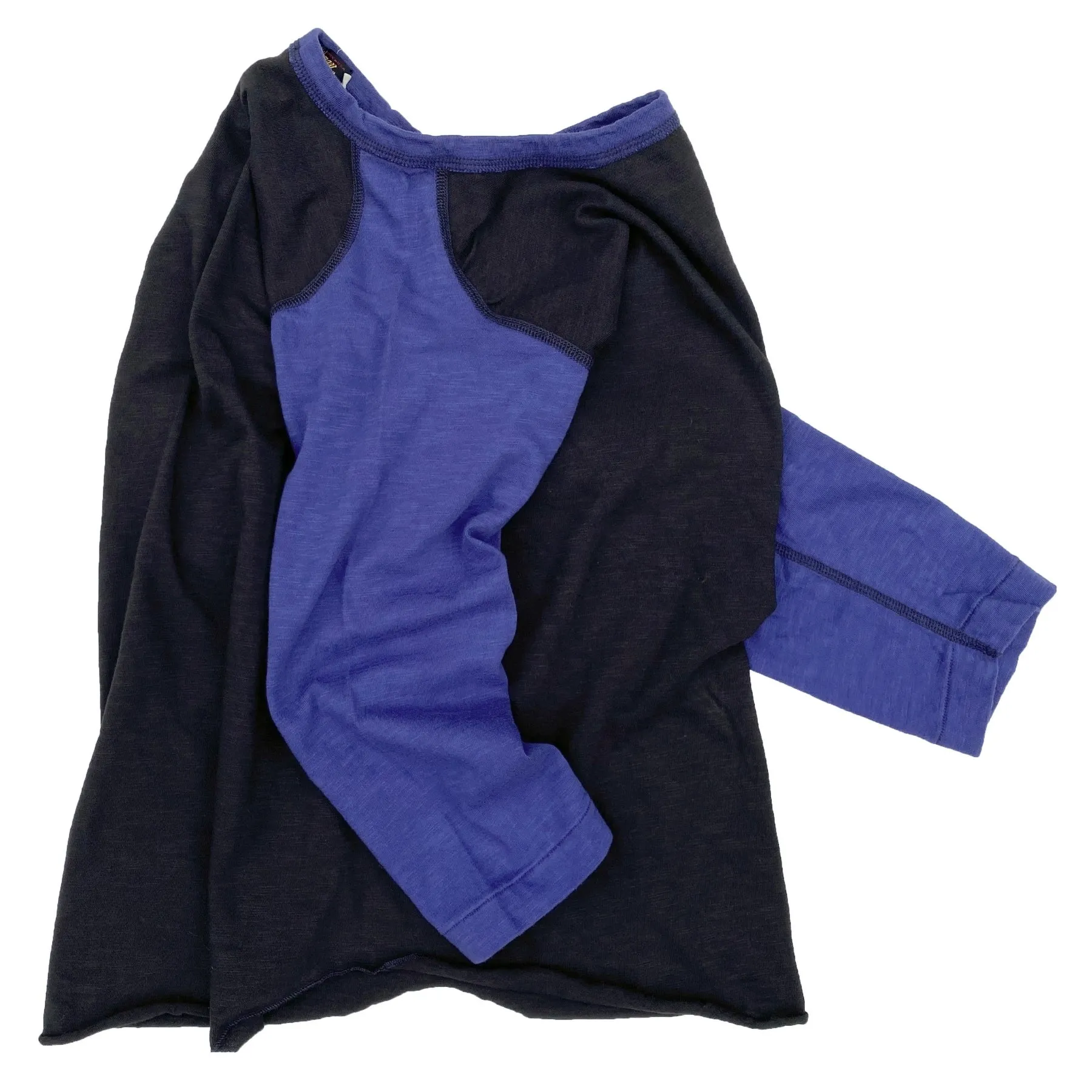 Ball Tee - Black/Blue Bound Seam Finish