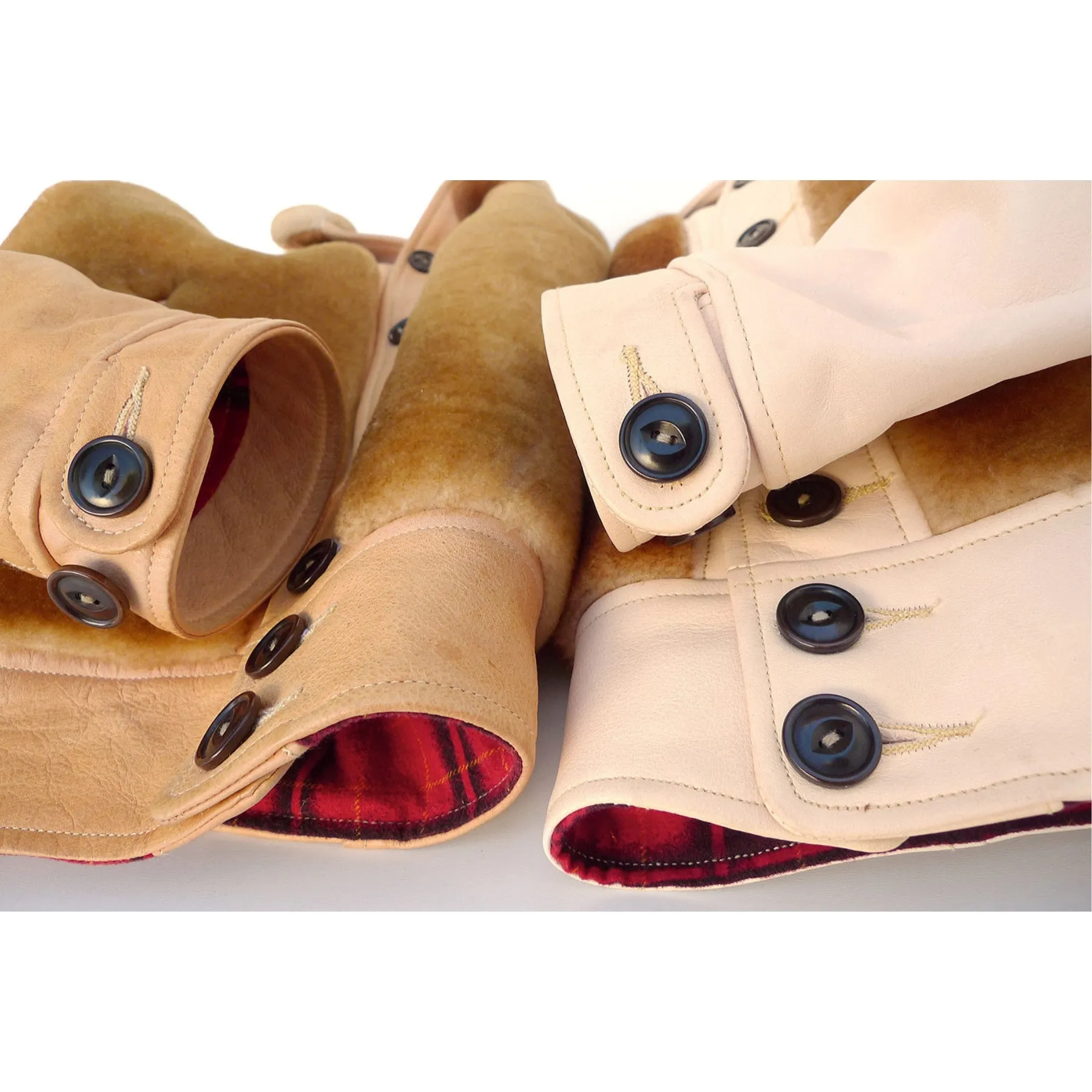 Baloo Jacket - Natural Reinforced Collar Structure AdjustableHem