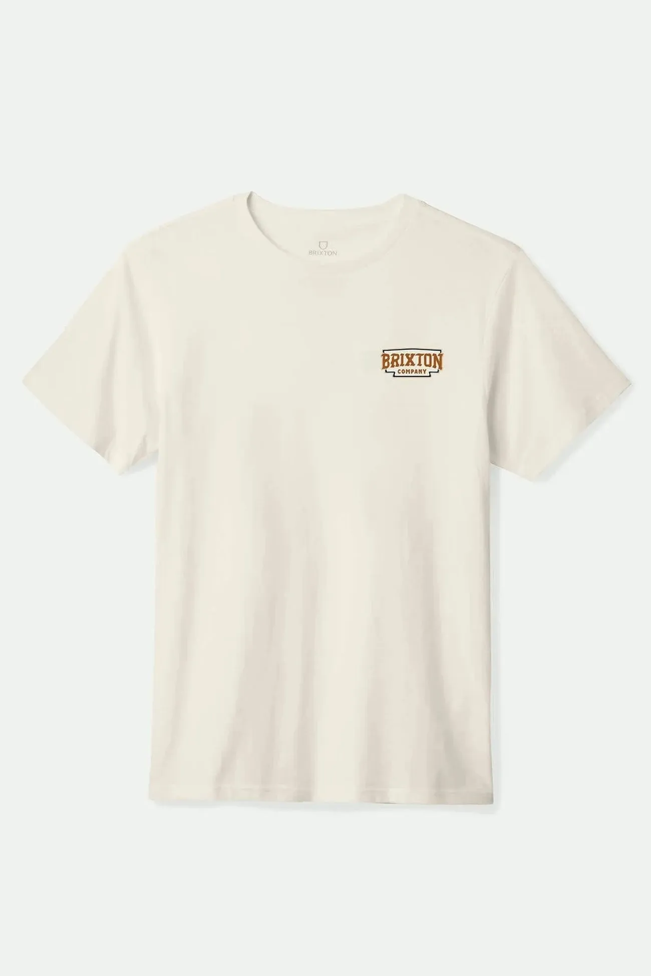Interlock Stitching Sweat Absorbent Inner Layer Pierson Short Sleeve Standard Tee Cream