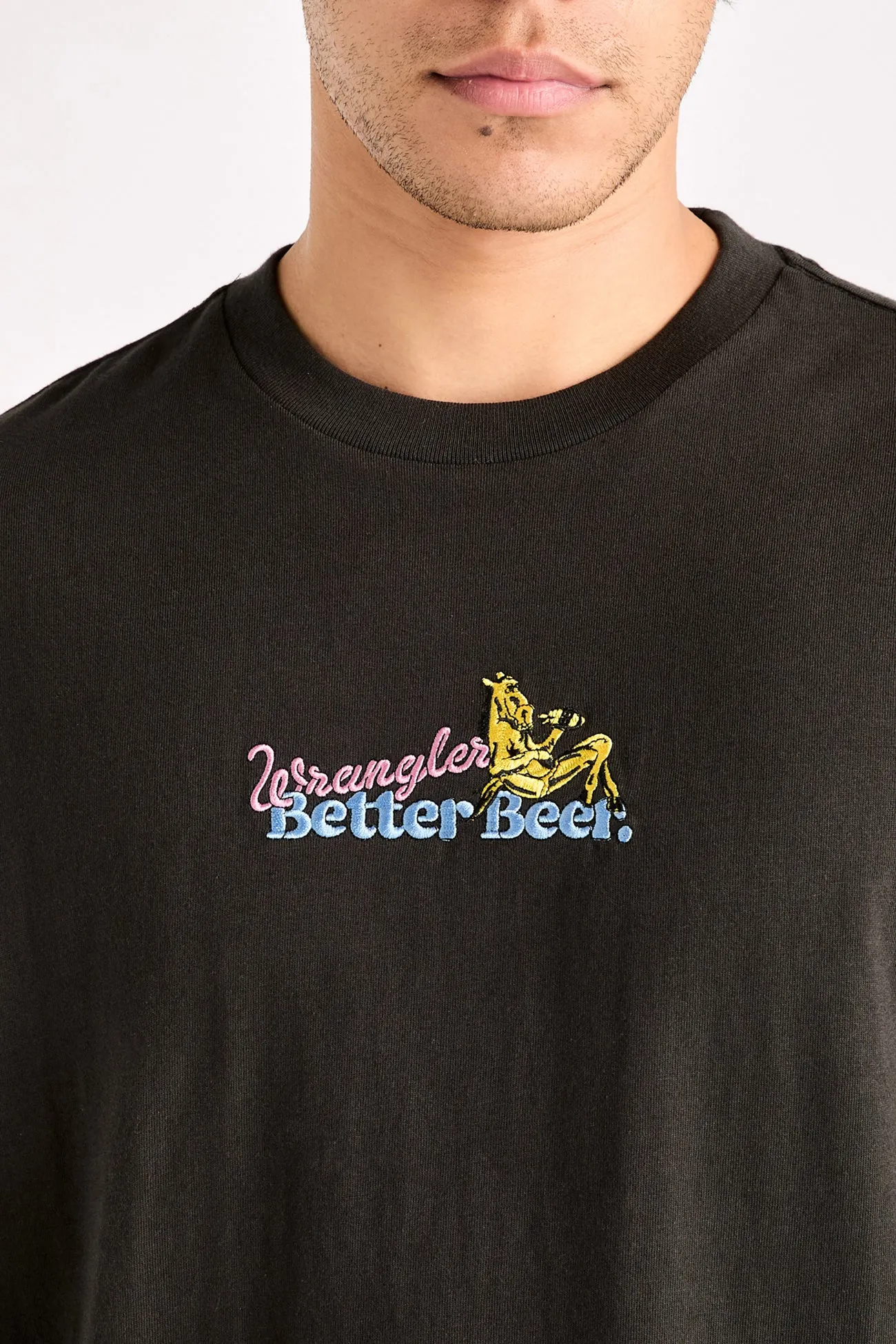 Stylish Tank BB Thirsty Slacker Tee Worn Black