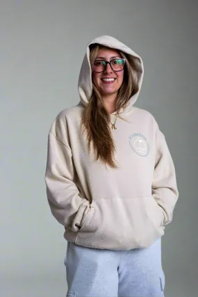 Quick Dry Fit Be A Good Person X Pins and Aces Relax Hood Hoodie - Cream