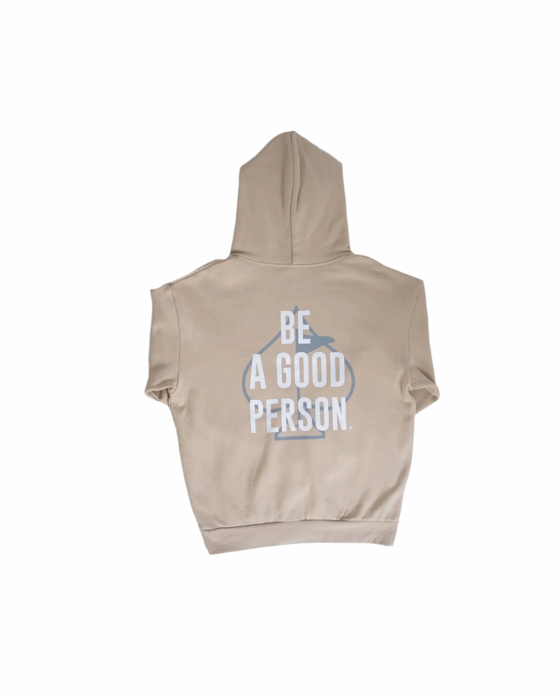Be A Good Person X Pins and Aces Relax Hood Hoodie - Cream Designer Touch
