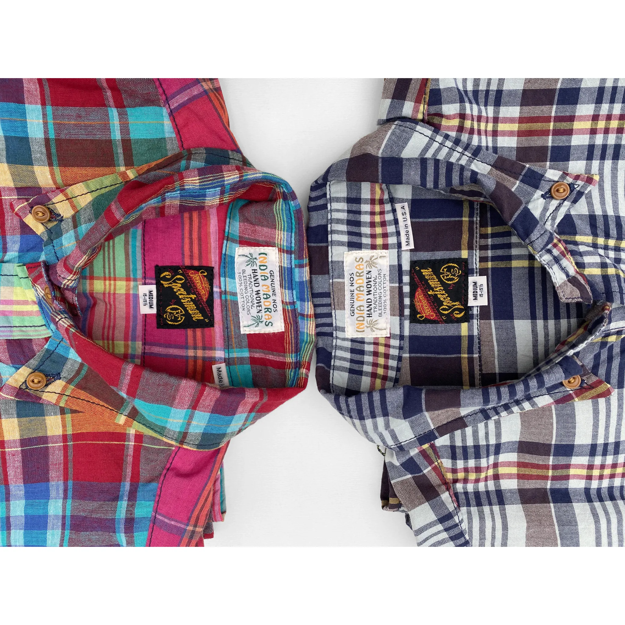 Stylish Detail Berkeley Shirt ??KRAZY?? Edition - NOS Madras Plaid