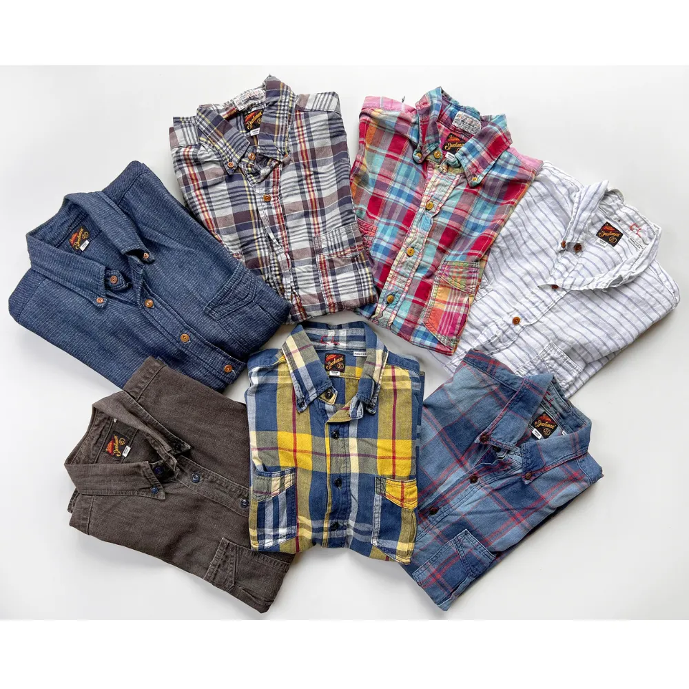 Berkeley Shirt ??KRAZY?? Edition - NOS Madras Plaid Eco-Friendly Fabric Organic Cotton