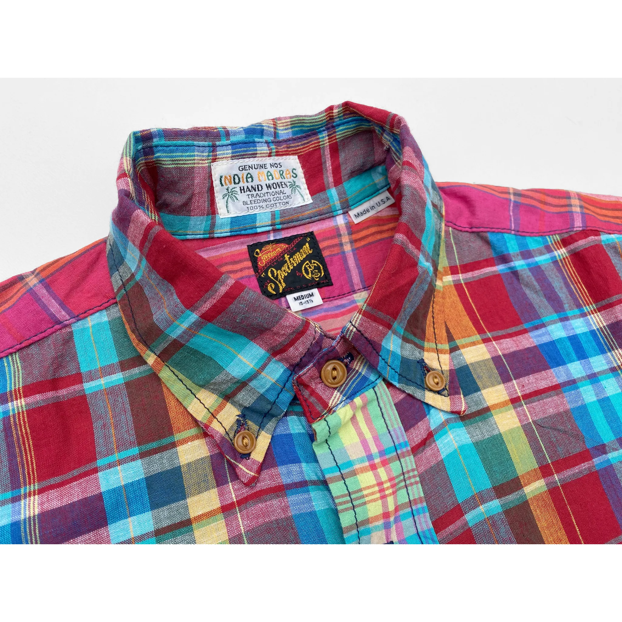 Fashion staples Versatile Piece Berkeley Shirt ??KRAZY?? Edition - NOS Madras Plaid