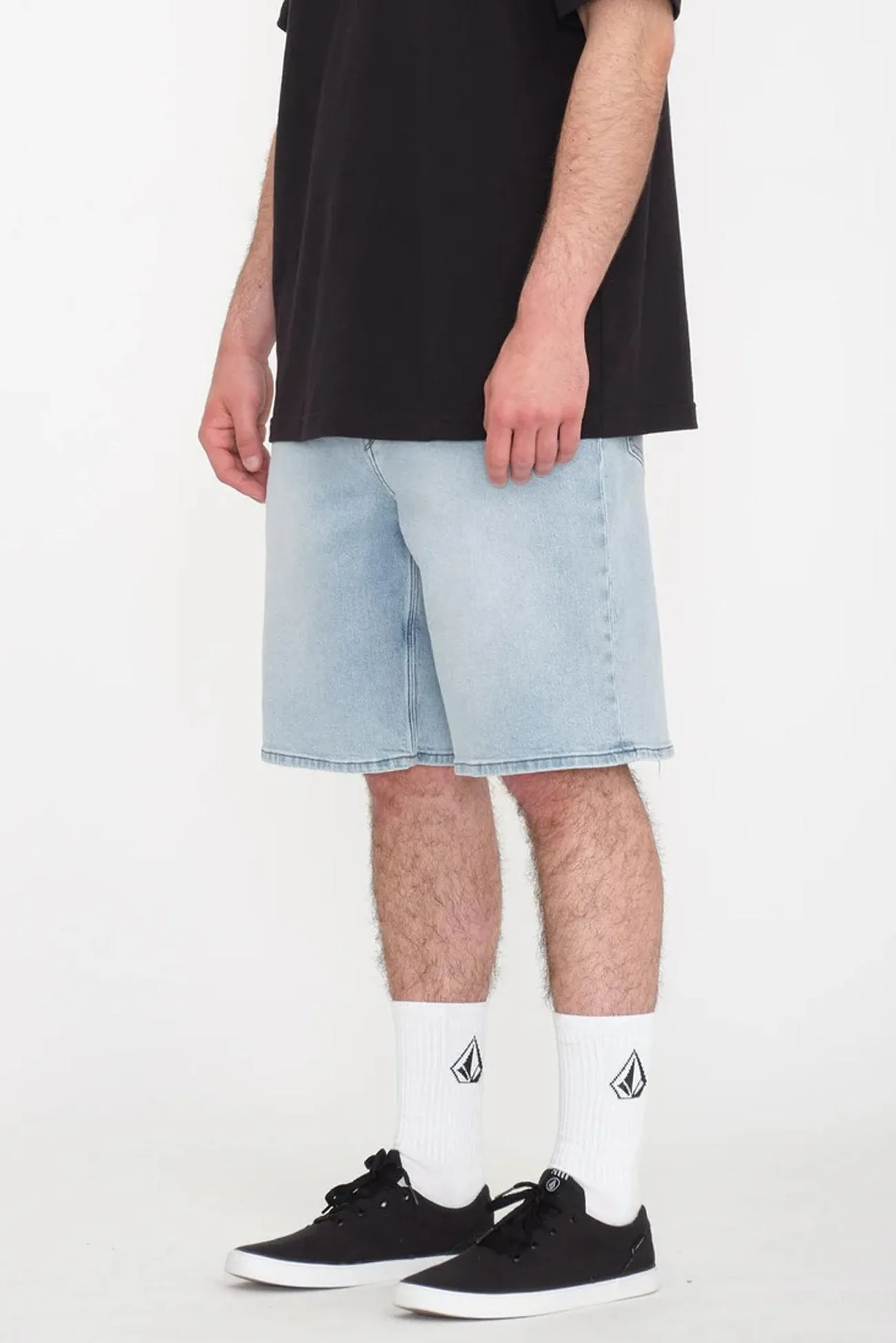 Billow Denim Short Desert Dirt Indigo Sleek lines