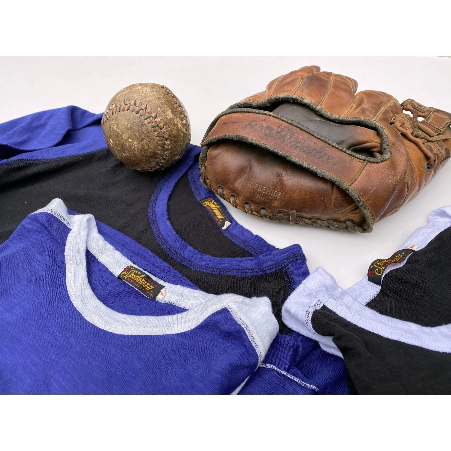 Buttonless Closure FadeResistant Finish Ball Tee - Blue/White