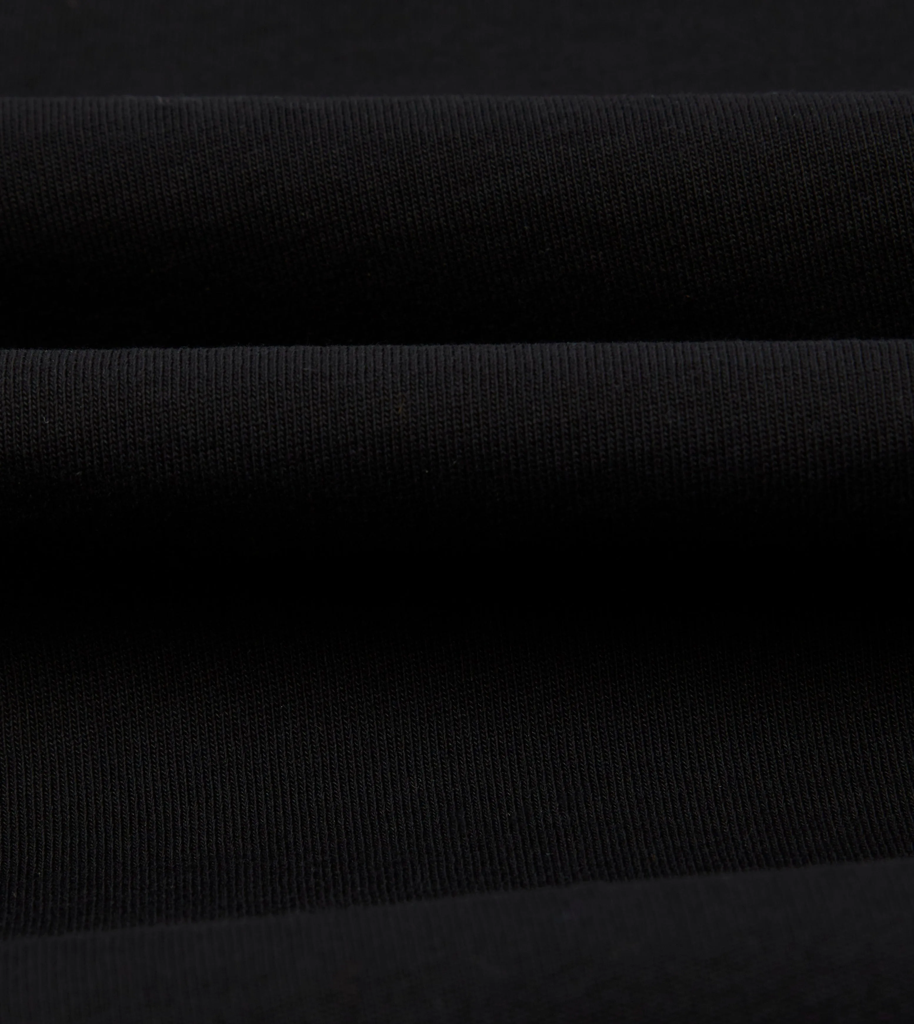 Casual Layer Look Black Cotton Crew Neck Hiking T-Shirt