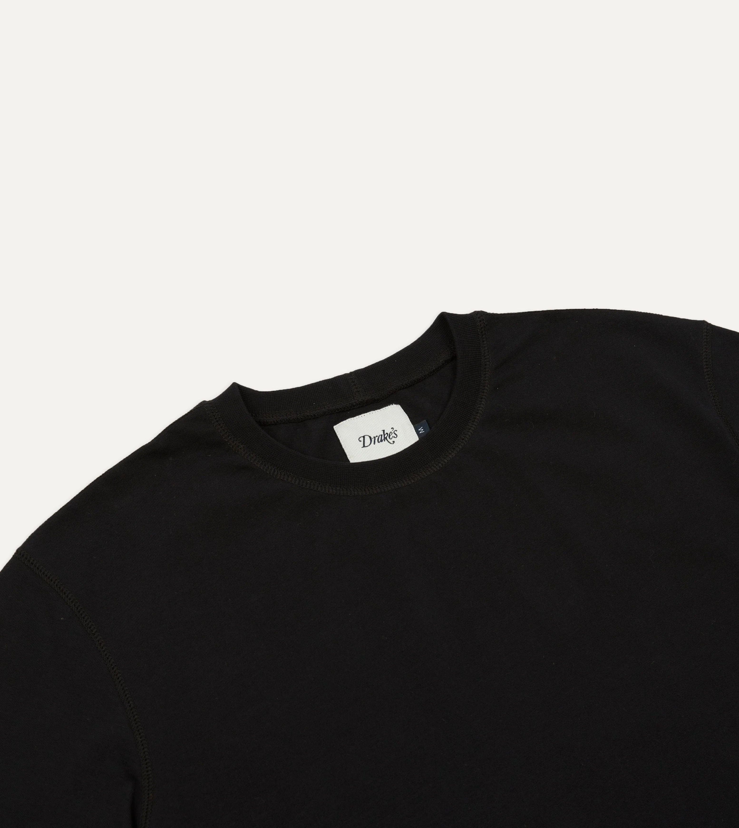 Black Cotton Crew Neck Hiking T-Shirt Urban Fashion Look