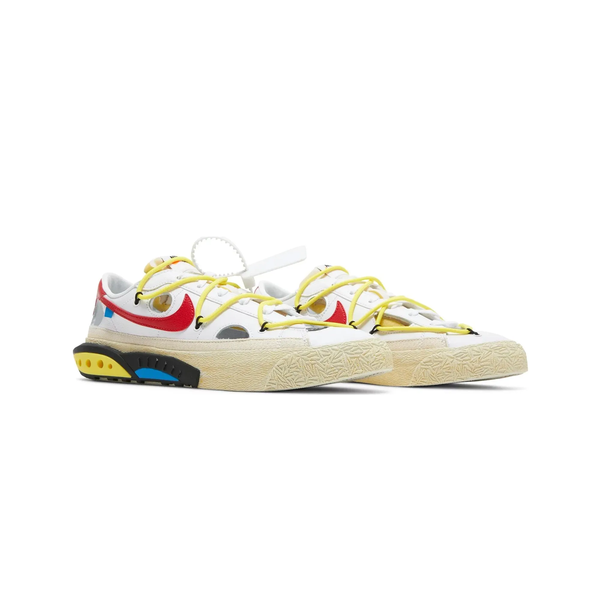 Velcro Strap Blazer Low 77 x Off-White 'University Red' (2022)