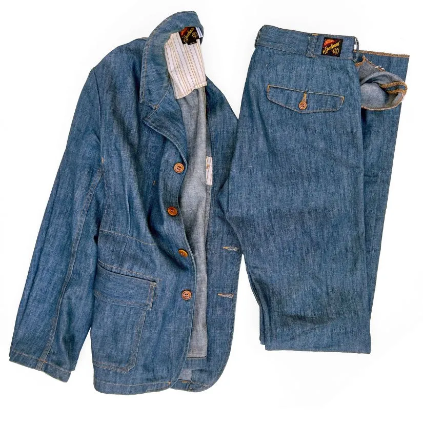 Ripped design Everyday Flex "Nouvelle Vague" Slacks - NOS "Player" Denim