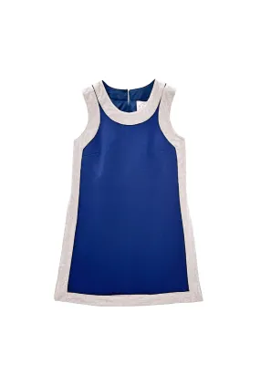 Buru x Val Mini Bermuda Set - Navy & Taupe Comfortable and breathable Easy Draping