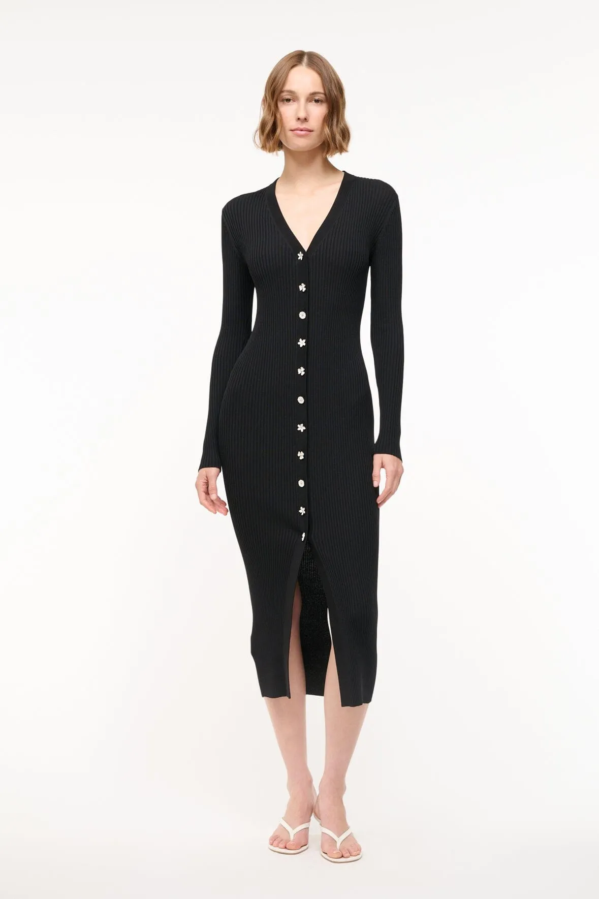 High-waist SHOKO SWEATER | BLACK