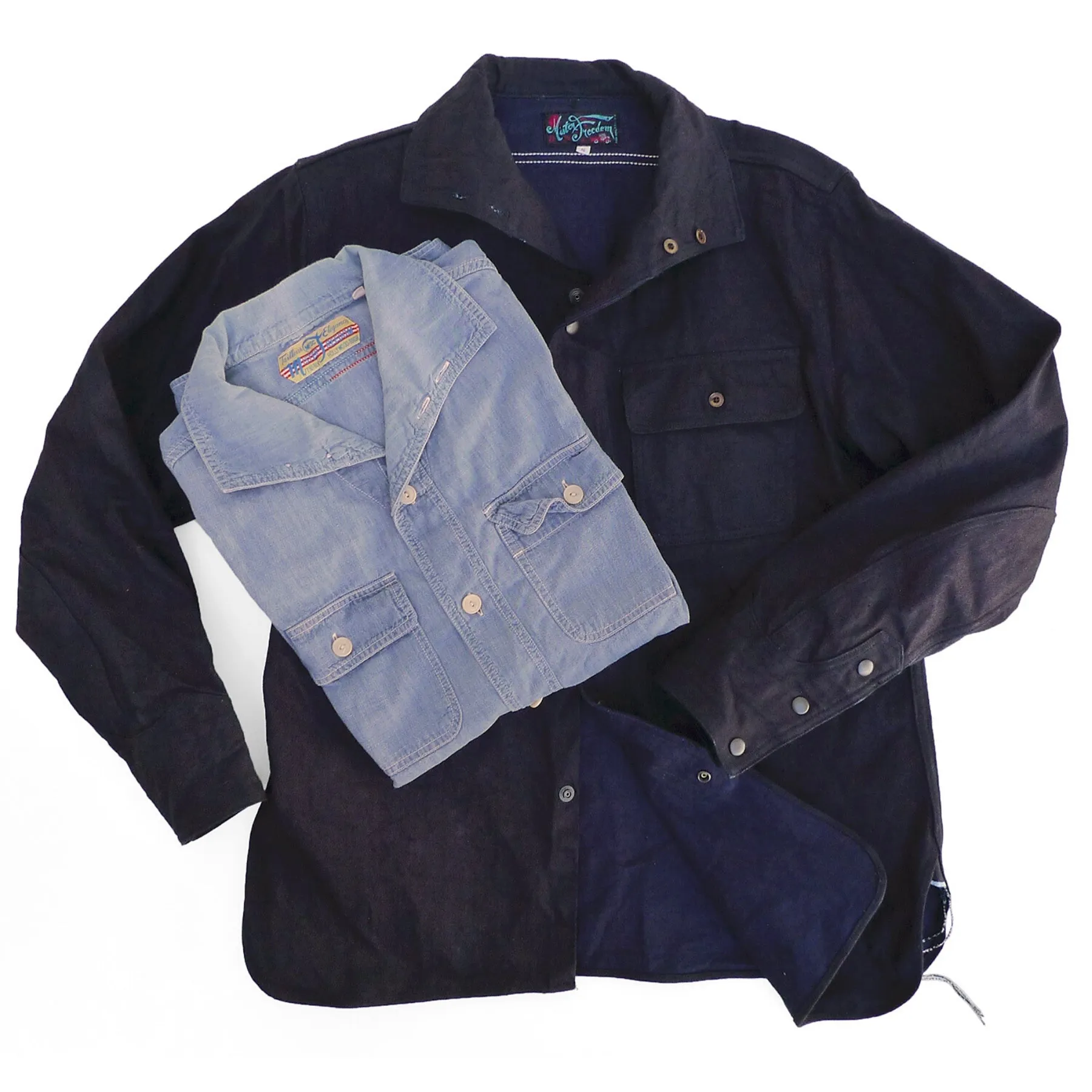 Standalone Option Quick Dry Construction La Tonkinoise Double Indigo Twill