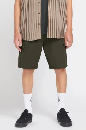 Stay Flexible March Cargo Elastic Waist Short Wren