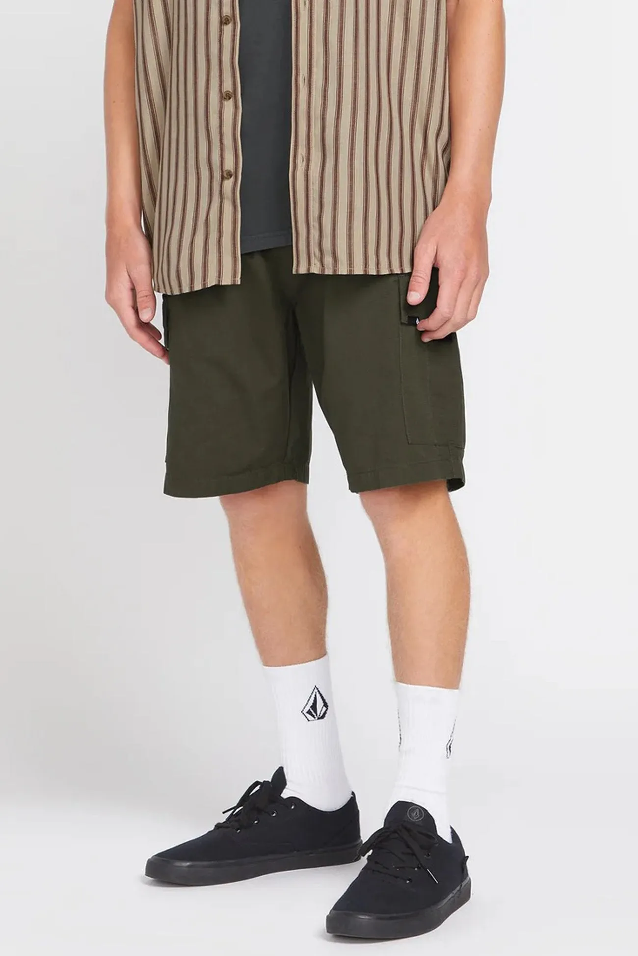 Moisture Management March Cargo Elastic Waist Short Wren