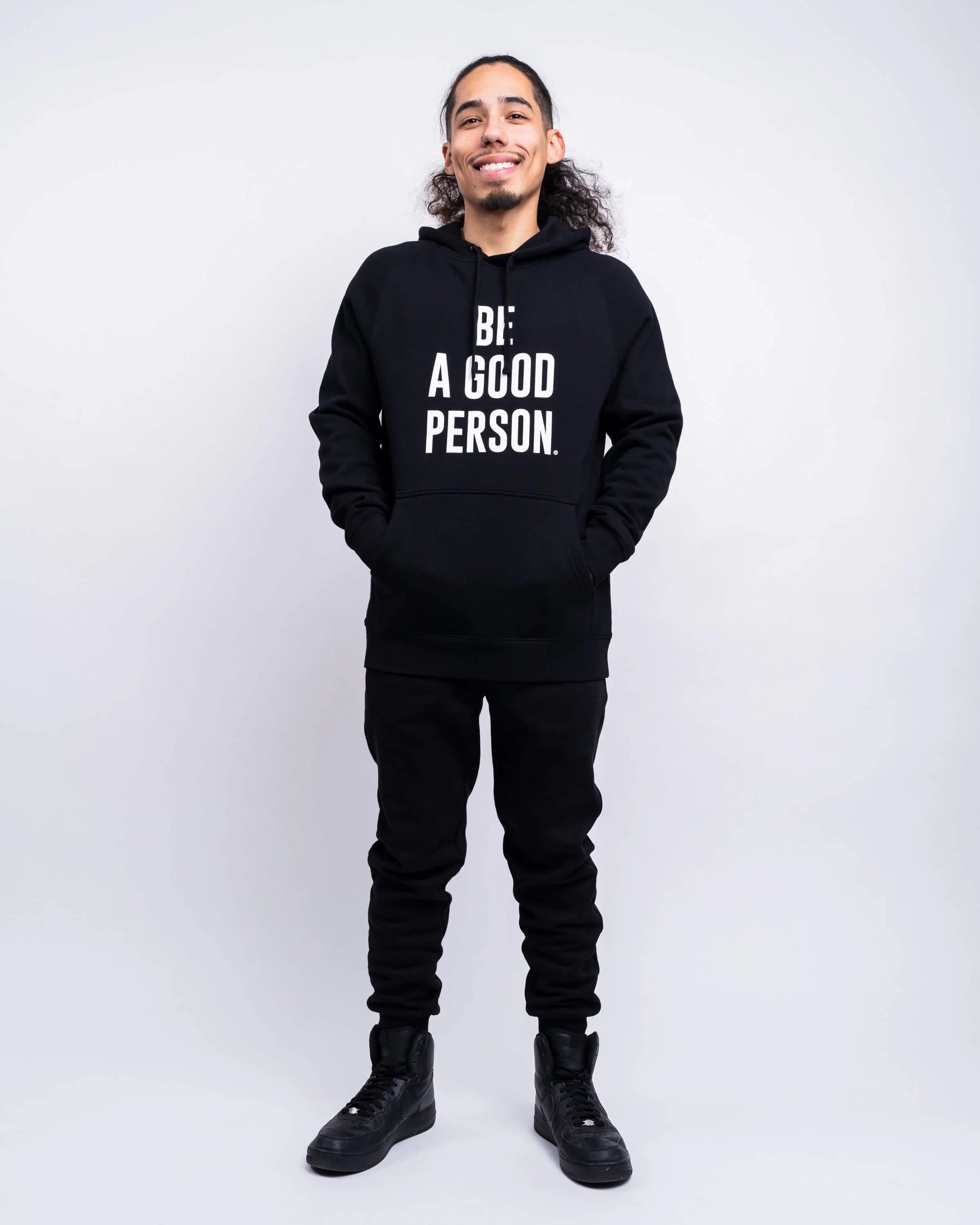 Road Trip Jaguar like Signature Lightweight Hoodie - Black