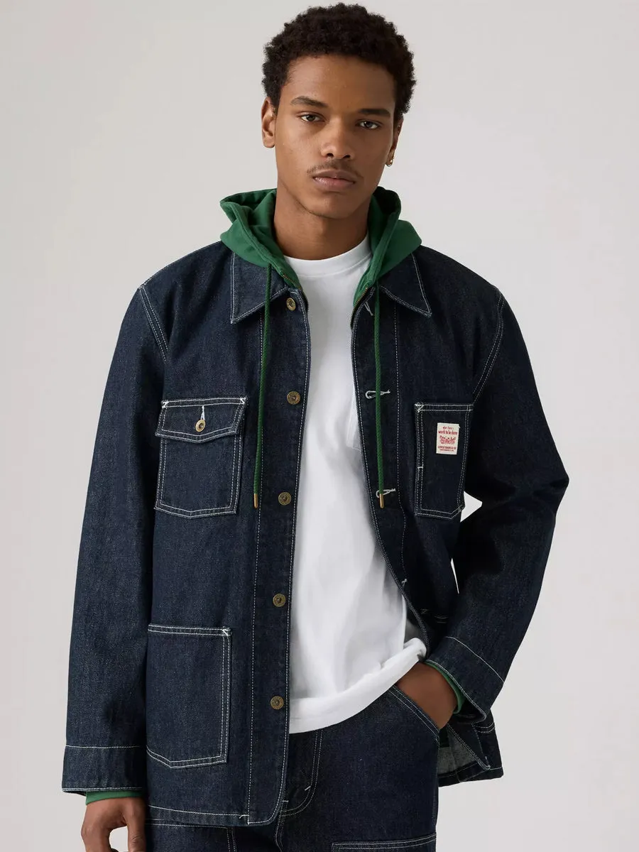 Drop Tail Hem Tear Resistant Panels LEVI'S BERKLEY CHORE COAT