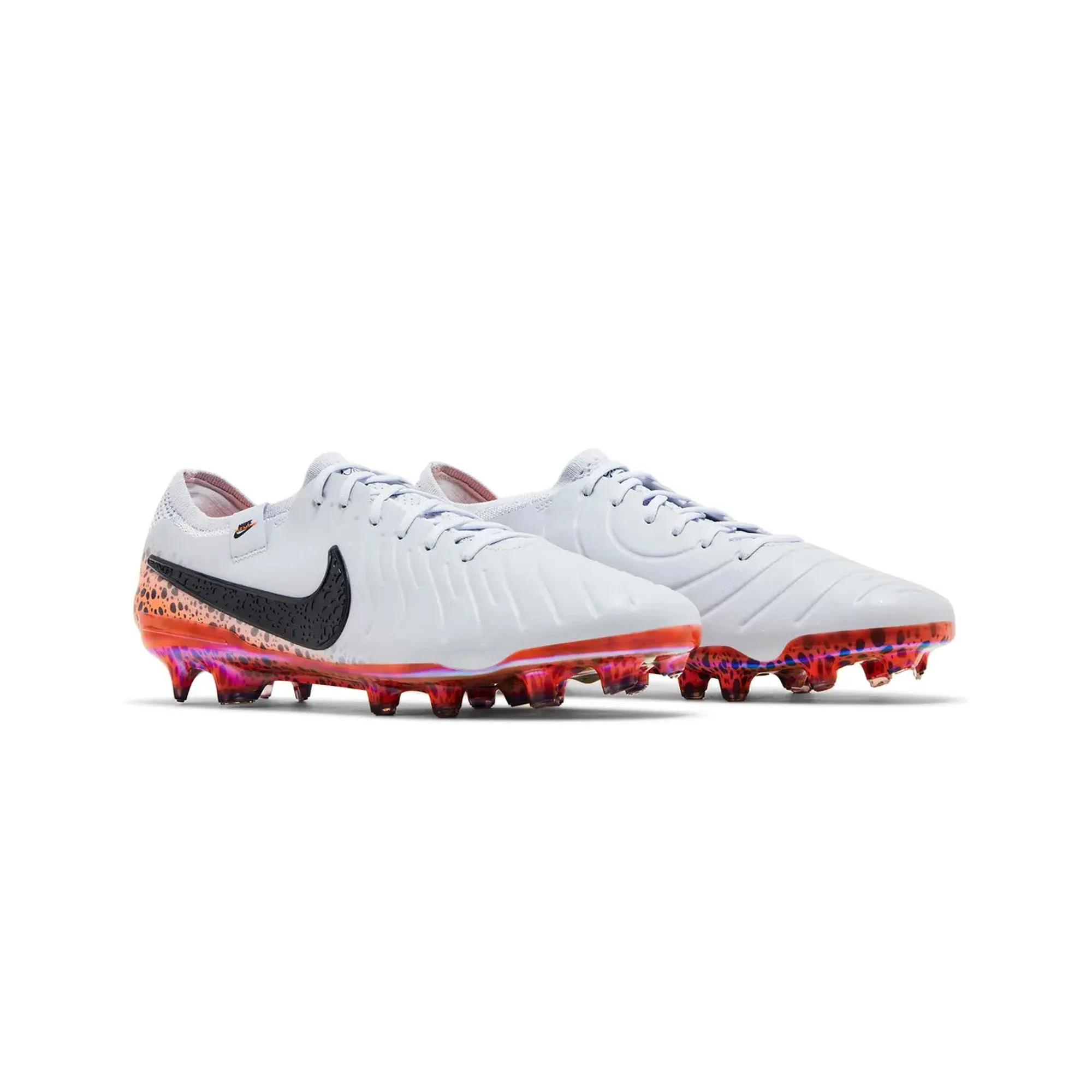 Balanced Flex Grooves Retro-inspired performance Nike Tiempo Legend 10 Elite FG 'Electric Pack Olympic Safari' (2024)