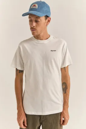 YarnDye Technique Brand Tee White